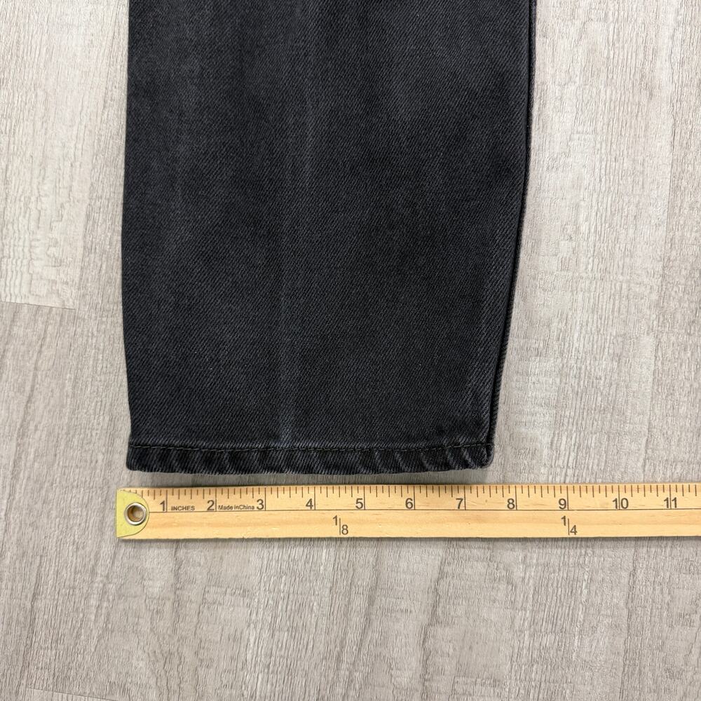 Levis 505 Jeans Men's 36x29 Black Denim Straight Regular Fit Western Rodeo - Picture 8 of 9